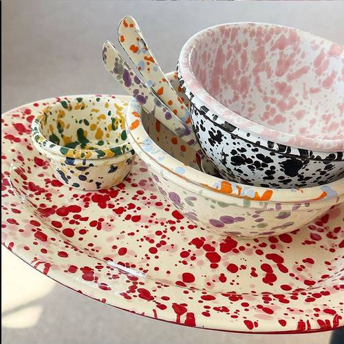 JO Concept｜Crow Canyon 韩国限定气泡系列 搪瓷餐具 2件包邮