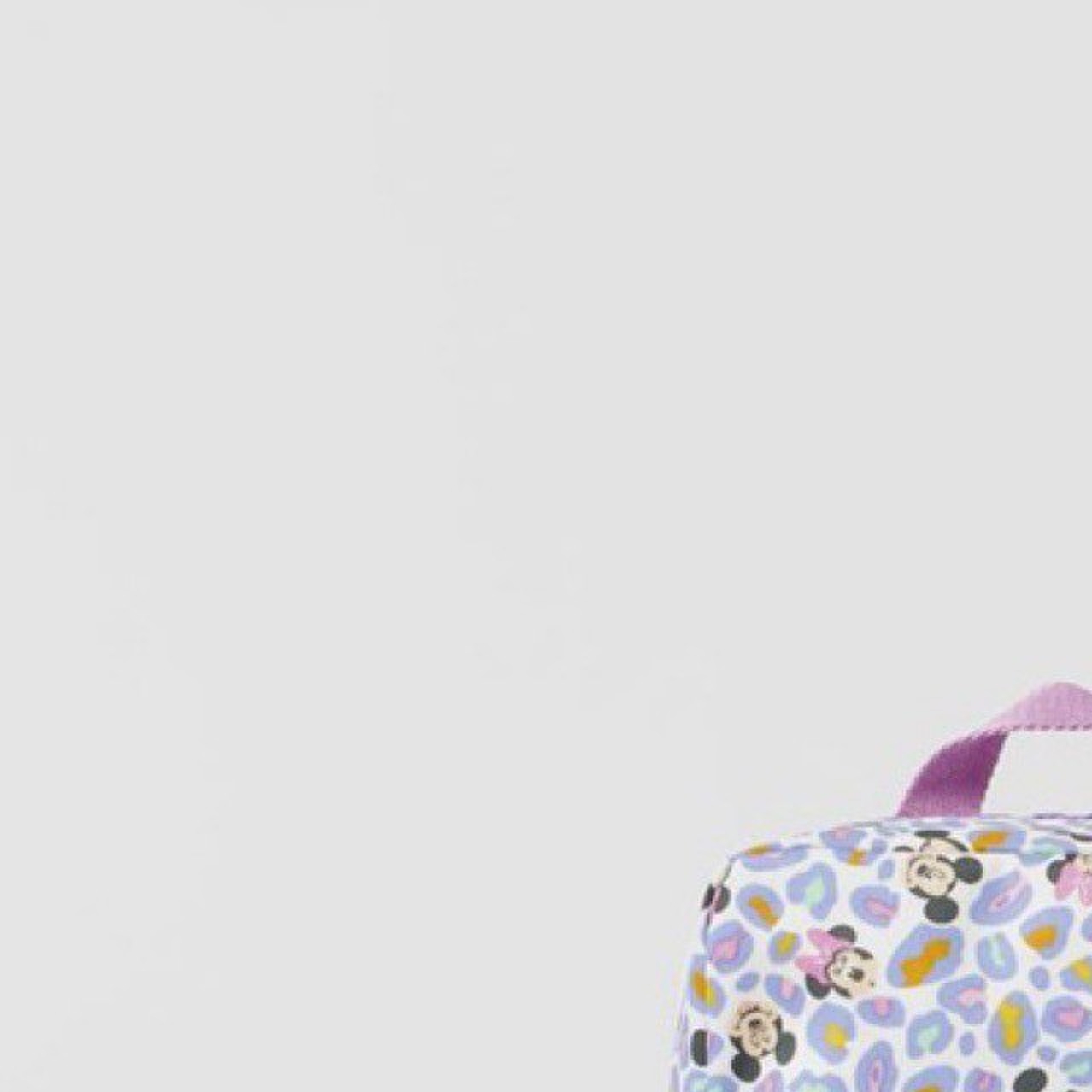 ZA家2024新款幼儿园儿童包婴童迪士米妮老鼠印花双肩背包可爱书包