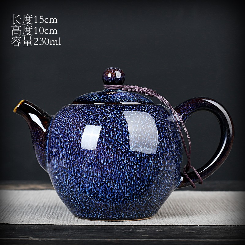 特价清仓茶壶精选陶瓷窑变可养单壶泡茶器库存家用简约功夫茶具