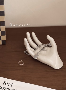 Homeside原创手造型摆件北欧ins风陶瓷创意首饰盘墙面装饰道具