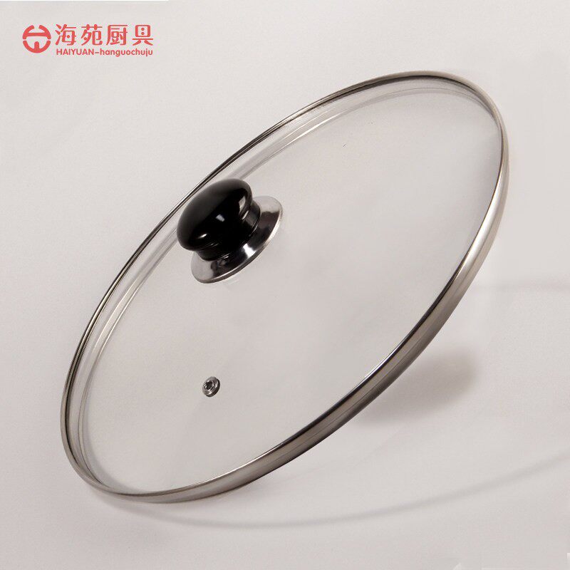 钢化玻璃盖 平底锅不粘锅煎锅炒锅玻璃盖子直径20cm-32cm