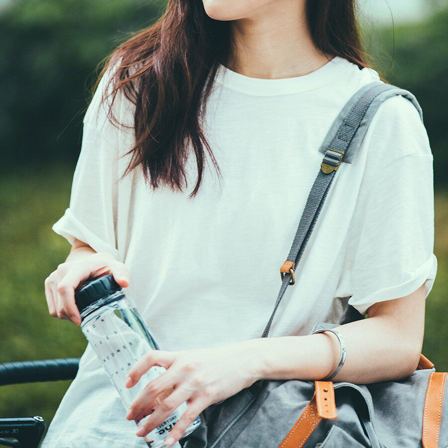 WEMUG 500ml文艺清新透明运动日常男女学生字母水杯可爱水瓶水壶