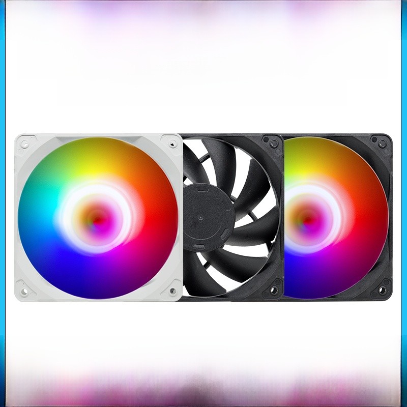 追风者 M25-120 12CM D-RGB白色工包风量型机箱散热风扇 PWM温控
