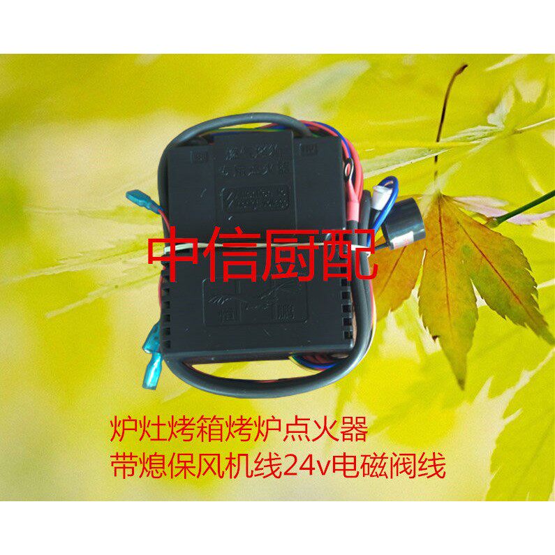 商用炉竈烤箱烤炉配件延时熄火保护点火控制器磁阀线多地包邮