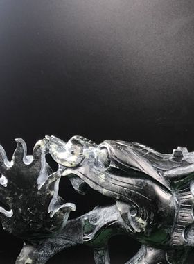 纯手工天然独山玉龙动物桌面摆件家居客简约摆放厅朋友送礼工艺品