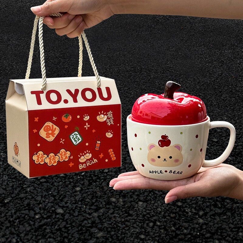 2025蛇年新年礼物可爱高颜值马克杯送男女生创意本命年杯子伴手礼