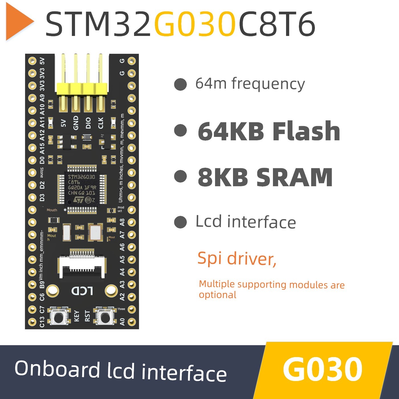STM32G030开发板 核心板 小系统板 反客 C8T6  替换STM32F103/030