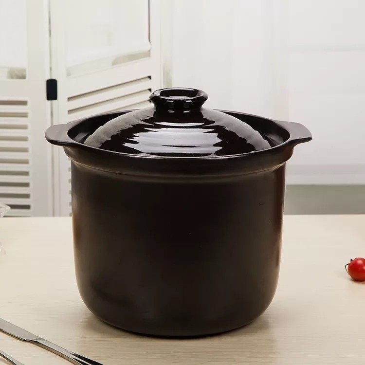景德镇嘉宝陶瓷砂锅养生陶瓷煲深汤锅大容量麦饭石电磁炉适用包邮