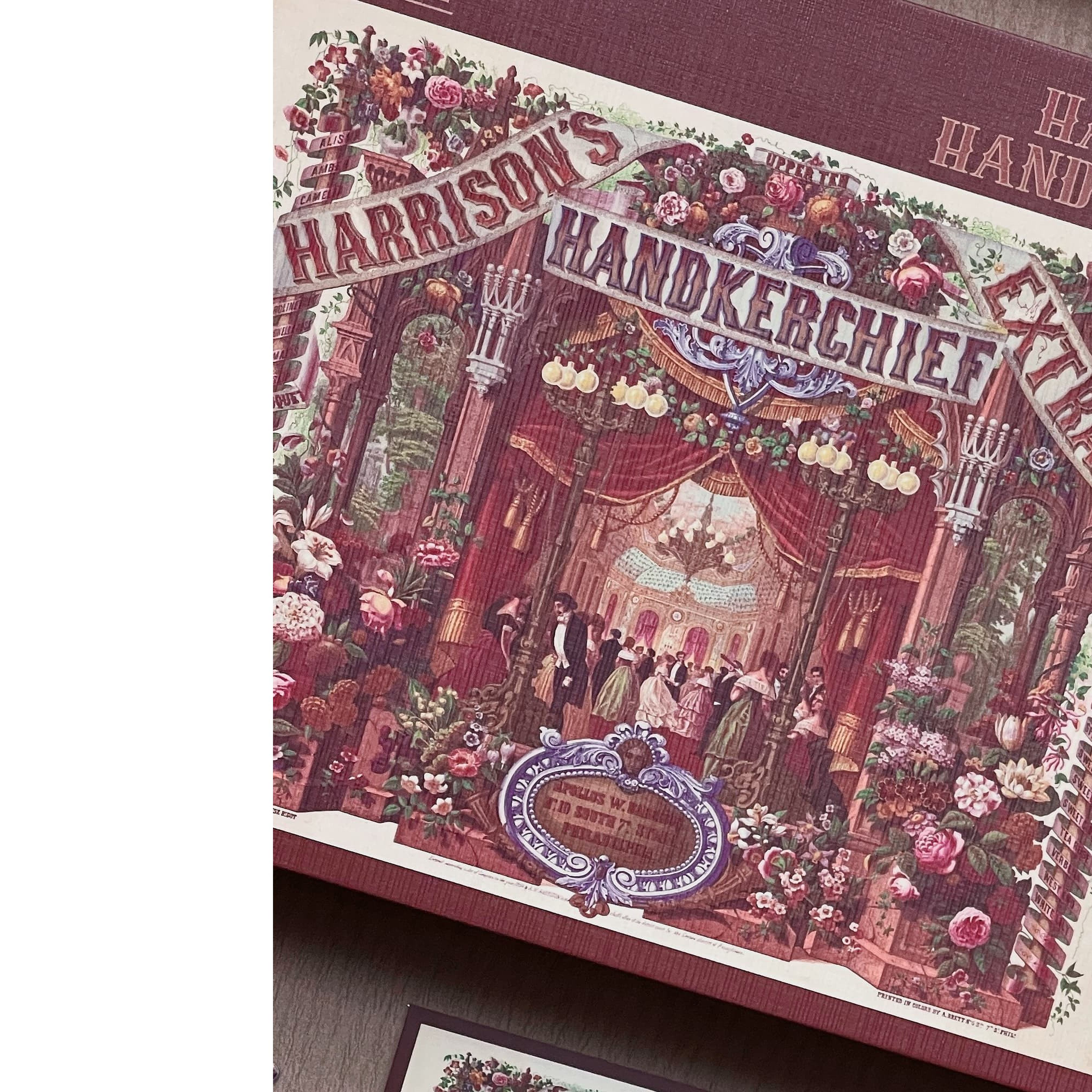 Ber拼图500片海外艺术家油画古典名画装饰手帕精油带画框高级礼品