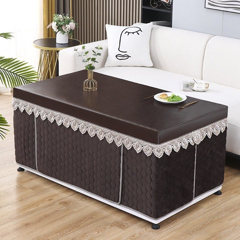 加厚加绒新款烤火罩长方形电炉茶几罩桌布家用揭盖取暖桌罩火罩套,居家布艺,烤火罩,淘宝优惠券,粉丝福利购,淘宝优惠卷