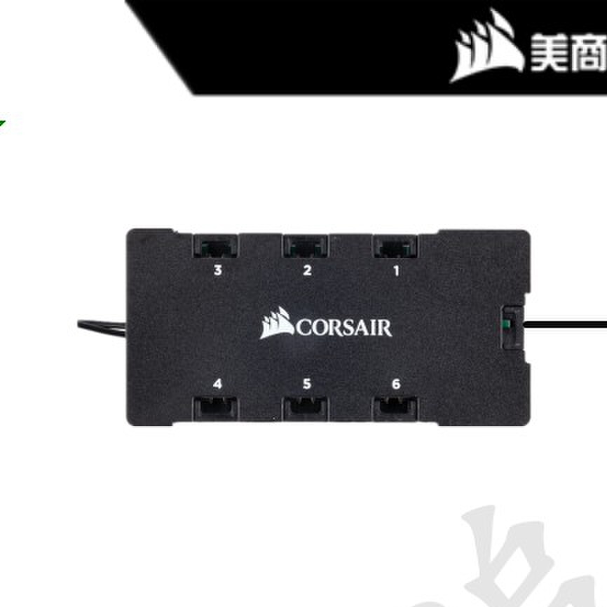 美商 海盗船 RGB HUB corsair 控制器 小 指挥官 风扇 灯光集线器
