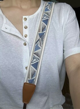Unikstrap原创手作百搭通用绣花相机带斜挎相机背带CAMERA STRAP