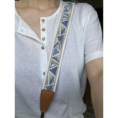 Unikstrap原创手作百搭通用绣花相机带斜挎相机背带CAMERA STRAP