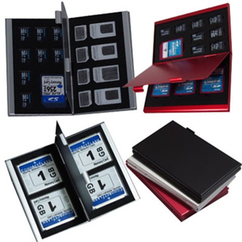 SD内存卡盒数码收纳包TF手机SIM整理包CF数码存储卡盒PSV游戏卡包