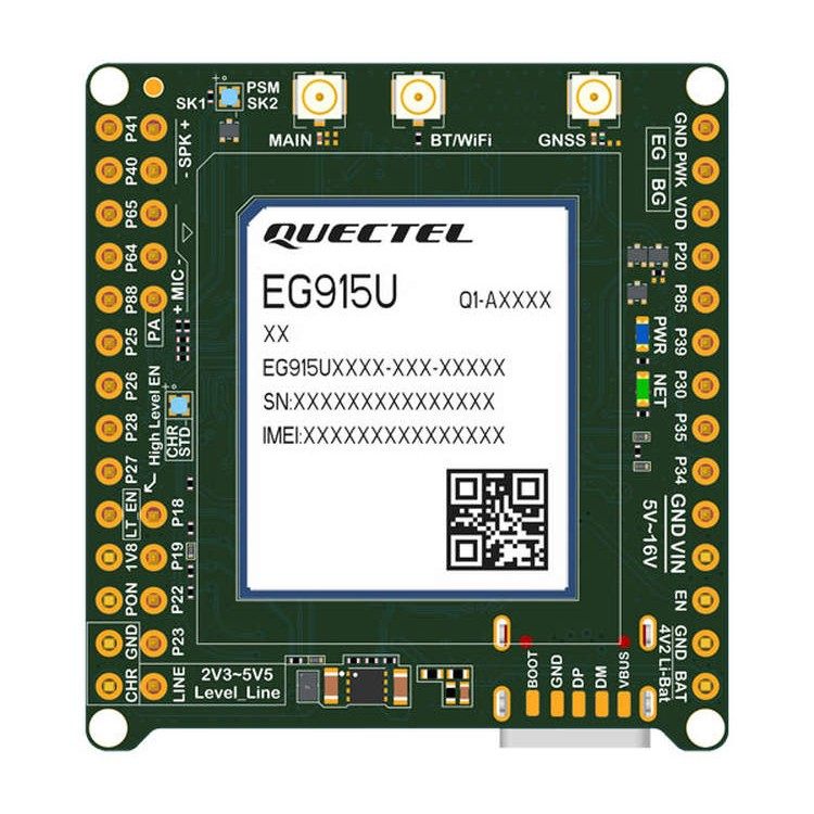 移远海外核心板EG915U/EG912U/BG95系列QuecPython开发评估板
