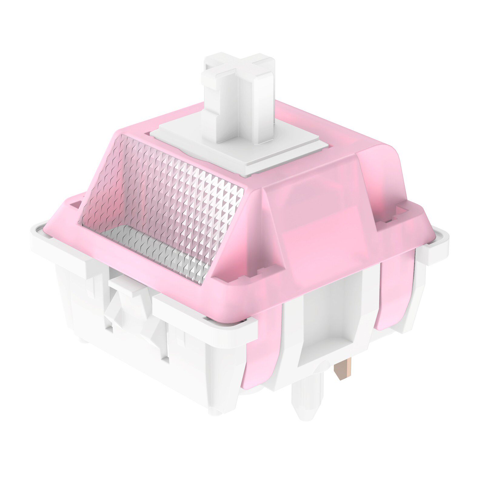 DUROCK白莲轴 White Lotus Light Tactile 56g加长弹簧轻段落茶轴