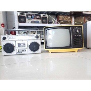 老式收音机录音机磁带小摆件饰品怀旧90年代80古董老物件