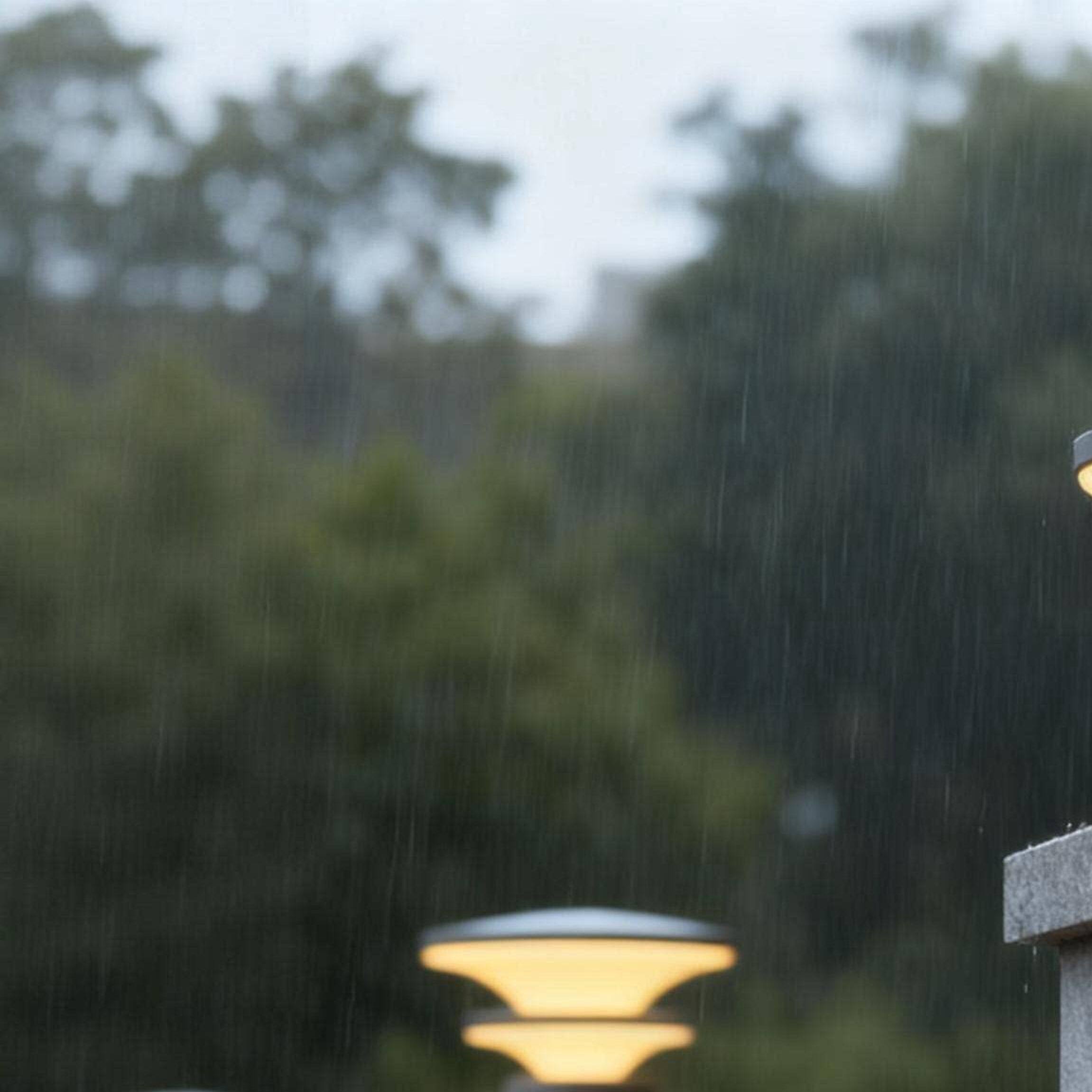 太阳能柱头灯户外防水景观庭院围墙柱子大门灯柱灯花园别墅门灯