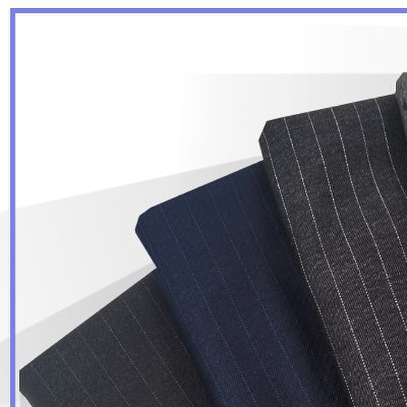 新品春秋条纹西装布料千鸟格免熨烫时尚可做男女款套装裤子马甲笔