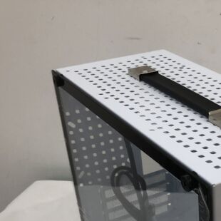 顺丰M5M9小钢炮MATX台式 电脑机箱便携手提迷你MINI玻璃侧透USB3.0