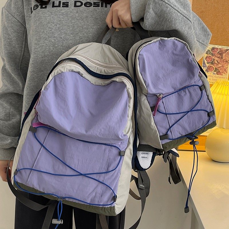 男女童户外轻便休闲双肩包旅行登山小背包中小学生幼儿园补课书包