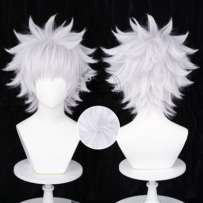 漫一  全职猎人 HUNTERXHUNTER 奇犽 cos假发 打毛反翘