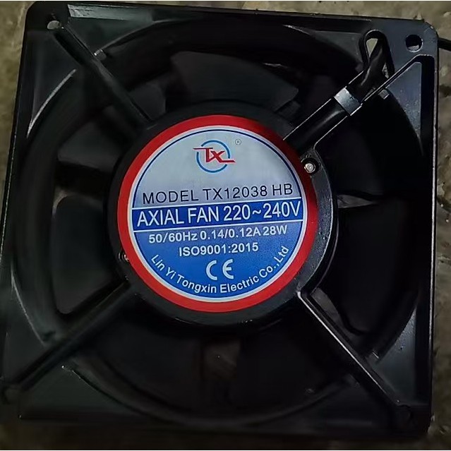 同鑫 TX12038HB 铝框轴流风机AXIL FAN 220/380V工业机柜散热风扇