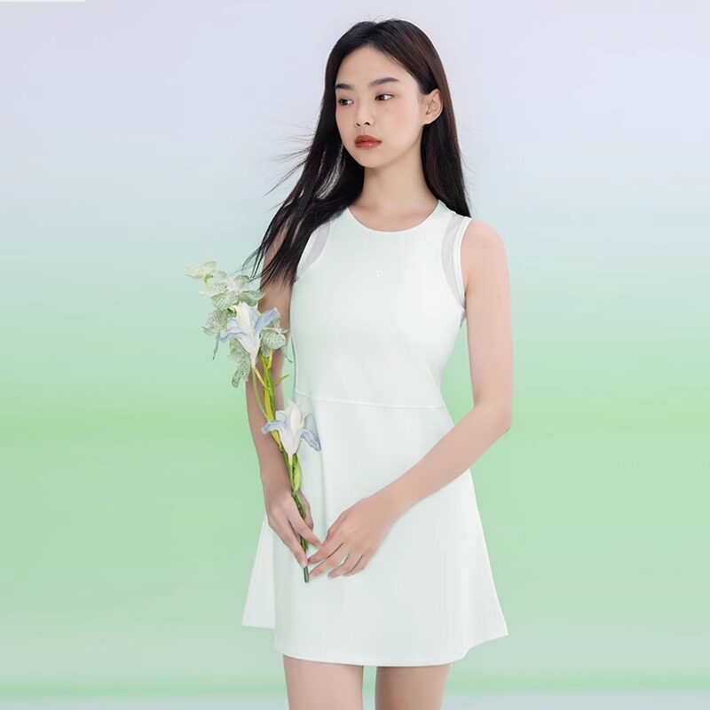 夏季新款川崎Kawasaki专业毛球服女款连衣裙透气吸汗运动训练服