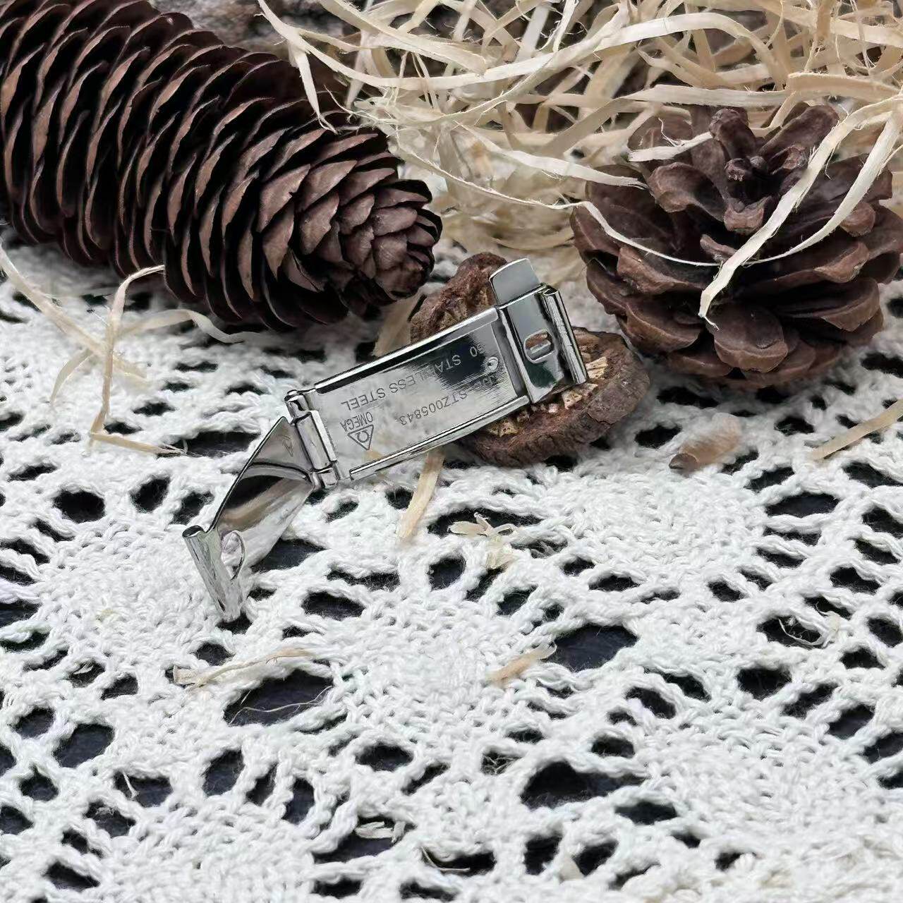 福西达表行 适配欧米茄omiga蝶飞1510/762手表钢带扣 表扣 抵扣