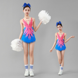 新款艺术体操服儿童 女艺考比赛 幼儿园啦啦队演出服竞技健美操服