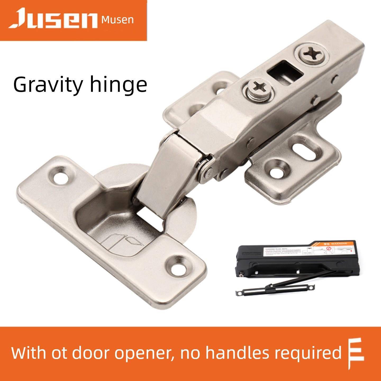 Jusen Rc弱铰炼带开门器回弹器无阻力弹簧无缝机柜管铰炼