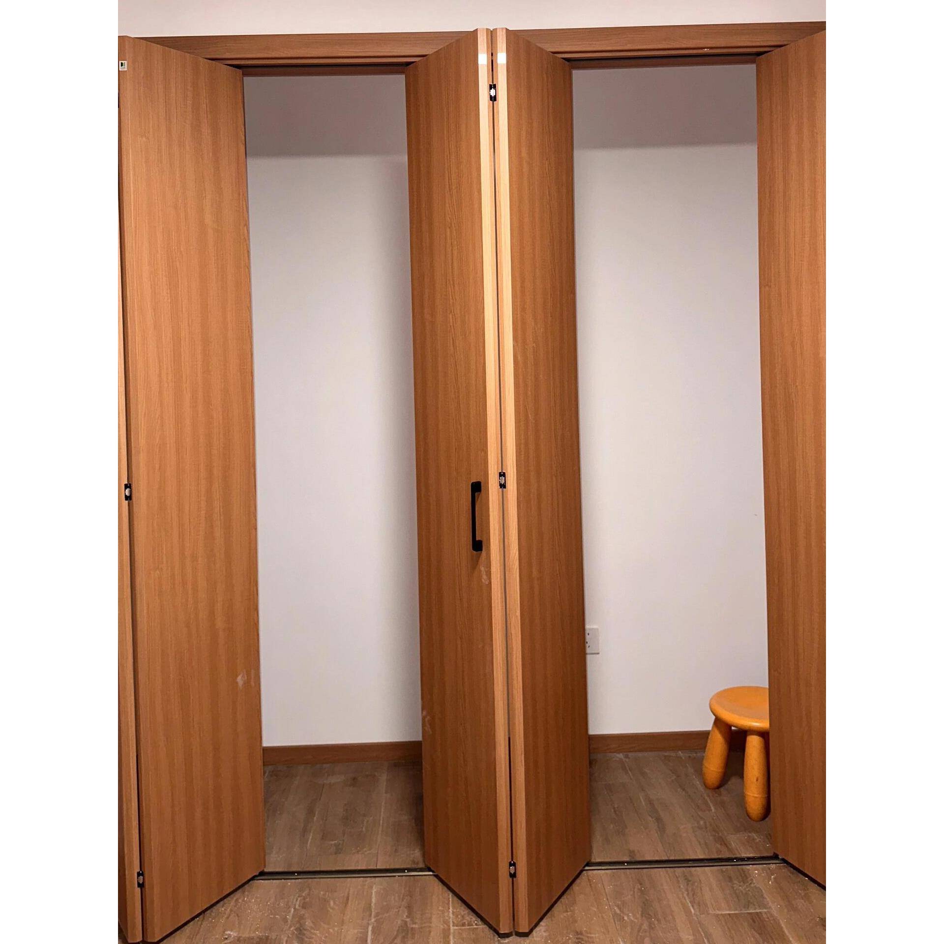 推拉门折叠隐形门衣柜折叠门定制衣帽间隐形卫生间门隔断门推拉门