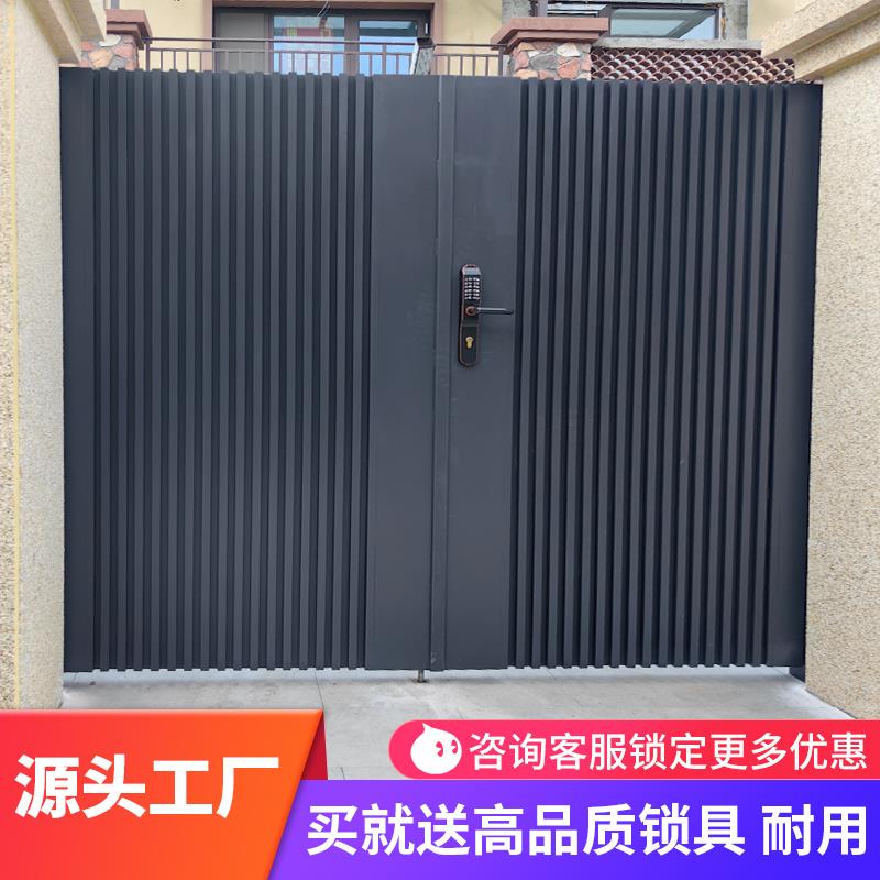 铝合金庭院门一楼花园入户门户外单开院子小门铁门农村自建房大门