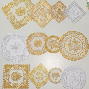 烫金色茶杯垫西餐垫碟子垫茶几桌布垫花瓶盆垫