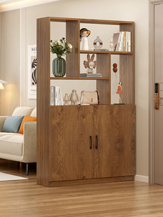 玄关柜入户正对门客厅隔断轻奢高级感现代简约鞋柜靠墙一体屏风柜