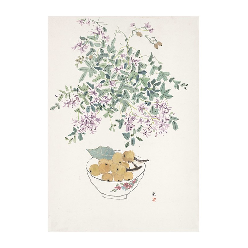 杨纪文枇杷与客厅书房挂画新全屋饰画带裱