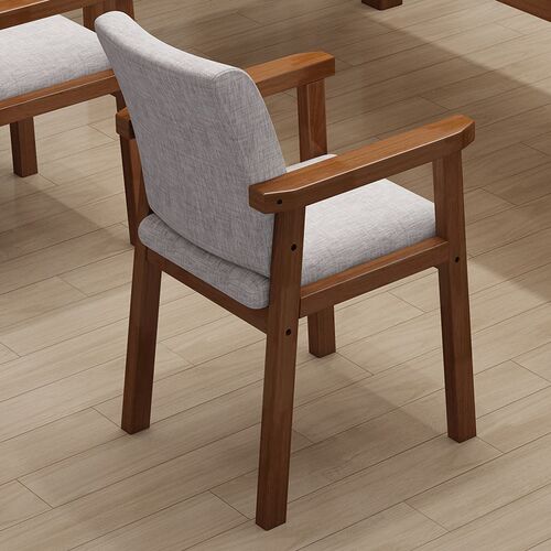 实木靠背椅餐桌椅老休闲椅书房办公电脑椅学生学习