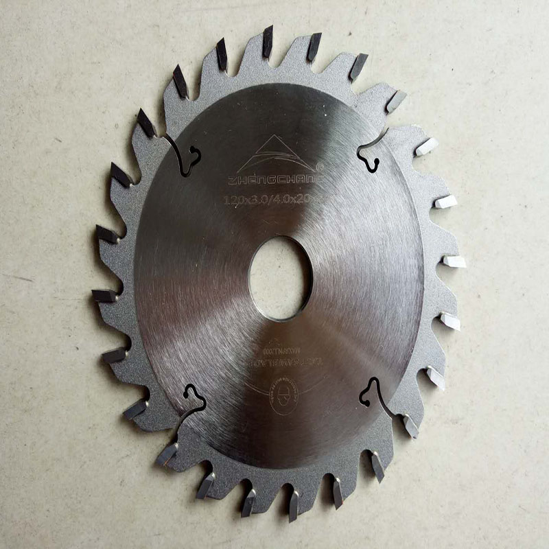 木工合金推台锯精密裁板子母圆锯片寸 9/72T梯平左右齿防钉