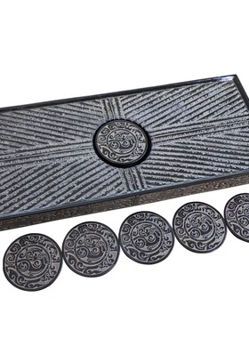 陋石坊新干泡茶盘客厅茶几功夫茶具长方形水小茶台茶