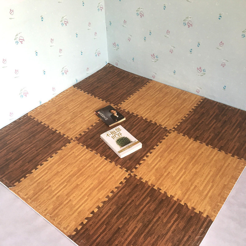 木纹地垫客厅垫卧室拼接地垫大号拼图仿木纹垫榻榻垫子