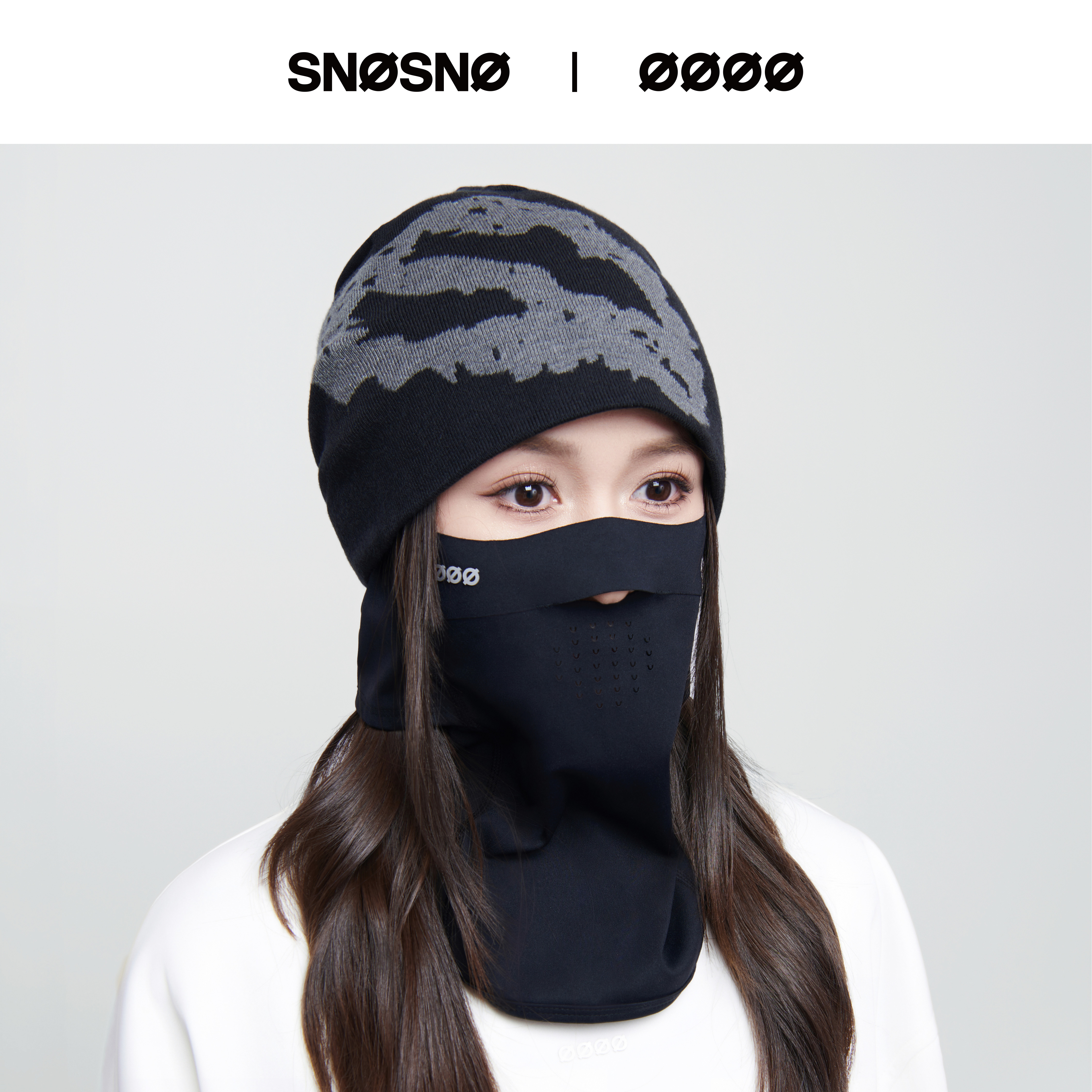 SNOSNO全包滑雪面罩护脸护脖防风