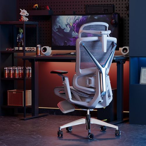 科尔卡诺乐捷电动按腰椅电竞椅人体工学椅电脑椅按摩久坐不累