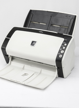 95成新 富士通fi6130z连续扫描仪发票出库单彩色双面A4纸扫描仪机