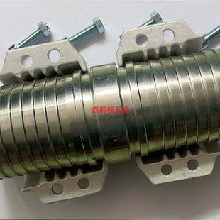 DIN2817/EN14420-3铝合金两半扣配碳钢软管直通软管延长断管对接