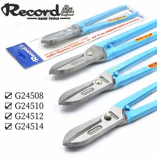 英国力确GILBOW白铁剪1.2mm不锈钢铁皮剪白铁工程彩瓦工业级剪刀