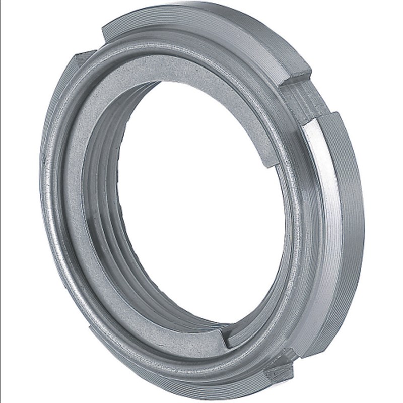 紧密U型螺帽钢片圆螺母FUNT10/12/15/17/20/25金属钢片锁紧圆螺帽