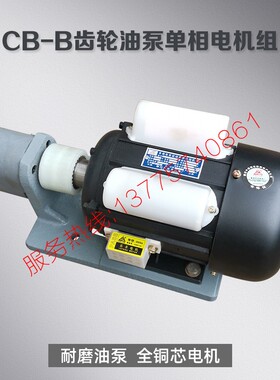 CB-B10/B4/B6JZ/B16/B25/B40/B50/B63/B100/B125齿轮油泵电机组JZ