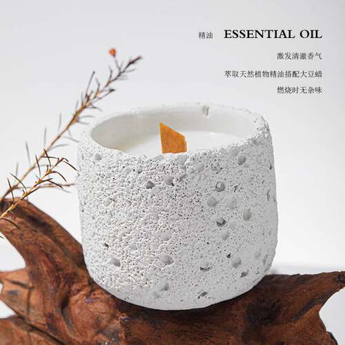 AROMA ME冷山桂花植物精油香薰蜡烛室内持久卧室小众香氛新年礼物