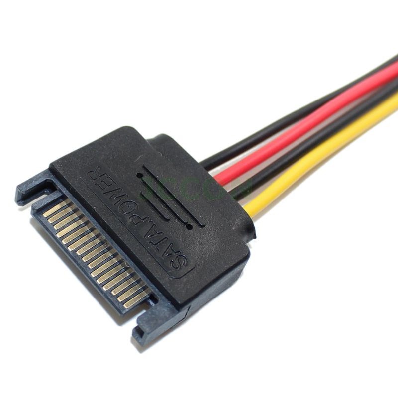 SATA电源线15P公转VH4pin母 3.96间距端子转SATA公转接延长线20CM