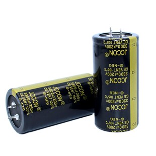 200v 3300uf 200v JCCON黑金 缝纫机线切割机焊机电容 35x70
